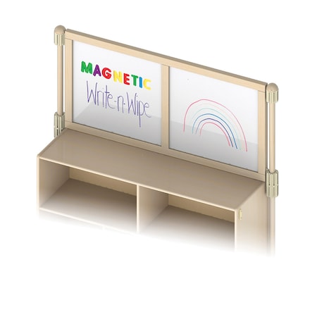 Jonti-Craft KYDZ Suite Upper Deck Divider, Magnetic Write-n-Wipe 1580JCTMG